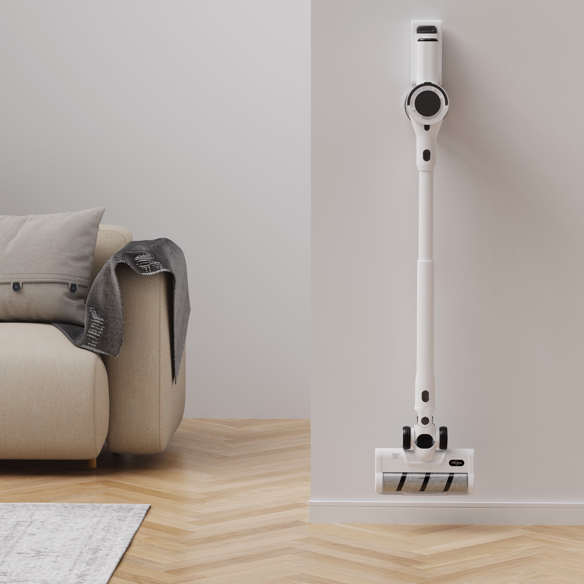 Støvsuger ledningsfri hvid